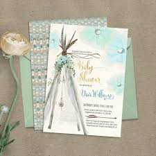 Teepee Bohemian Baby Shower Invitation Digital Files Etsy Bohemian Baby Shower Boho Baby Shower Invitations Baby Shower Invitations