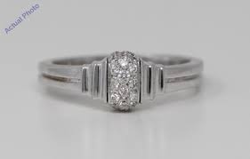 The appraisal will be supplied by us at no additional charge. 18k White Gold Round Modern Classic Diamond Dress Anniversary Engagement Ring 0 16 Ct H Color Si