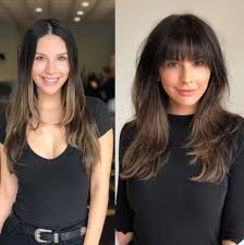 Once you are satisfied with the outcome, section out some hair at the front for the bangs. 50 Cute Long Layered Haircuts With Bangs 2021