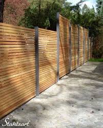 Sichtschutzzaun Holz Larche Metall Anthrazit Modern Stahlzart Modern Design Fence Design Outdoor Gardens Design Metal Garden Fencing