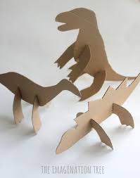 Here, the steps of how to make a dinosaur are dissected and analyzed. Cardboard Dinosaur Craft For Kids The Imagination Tree