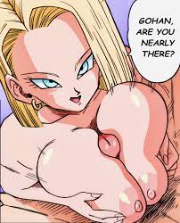 Android 18 Love Triangle 1 Edit. OG Art: Yamamoto Doujin. Edited by  TheOneGoy : ryamamotodoujin