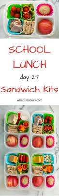Lentil soup · avocado toast with a fried egg · mediterranean pasta · baked sweet potato with cottage cheese and steamed broccoli · tuna bell pepper . Make Your Own Sandwich Kits What Lisa Cooks Lunch Easy Family Meals School Lunch