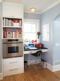1 evaluating front of windows. Small Space Home Offices Storage Decor Better Homes Gardens