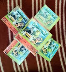 3 Sealed Boxes Panini Shrek 2 2004 Packs Packets Tute X150 Shrek Dragon Ball Z Cards