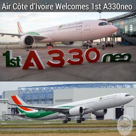 ✨️,Air Côte d'Ivoire, the national airline of the Republic of Côte d'Ivoire has welcomed its first Airbus A330-900neo aircraft,the aircraft is the first of two ordered by the carrier in 2022. ✨️,Reg: