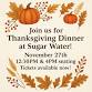 Thanksgiving Dinner at Sugar Water event image