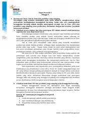 Kebanyakan ahli memiliki pendapat kuat tentang metode mana yang lebih efektif untuk memotong biaya dan menghilangkan pemborosan (7 wastes). Tp5w9done Doc Tugas Personal 5 Minggu 9 1 Pertanyaan Teori Just In Time Dan Produksi Yang Ramping Persaingan Yang Semakin Meningkat Pada Suatu Course Hero