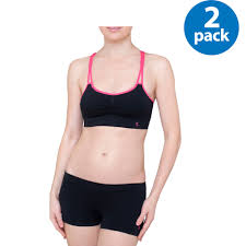 Danskin Now Seamless Padded Sports Bra Boyshort Set