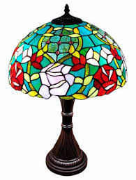 We carry lamps from dale tiffany, quoizel, meyda tiffany, and chloe lighting. Tiffany Style Roses Table Lamp 24 Inches Tall Signaturethings Com