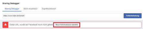 Sharing debugger lets you preview how your content will look when it's shared to facebook and debug any issues with your open graph tags. Facebook Debugger Anleitung Aktuelles Bild Fur Einen Link Laden