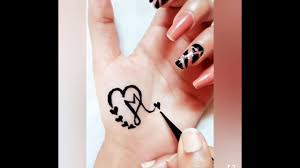 Are you searching for letter m png images or vector? Most Stylish M Letter Alphabet Love Henna Tattoo Mehndi Design Simple Easy Mehndi Tutorials Youtube