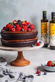 Vegan Chocolate Olive Oil Cake With Olive Oil Frosting Olive Mango Recipe Chocolate Olive Oil Cake Oil Cake Vegan Chocolate
