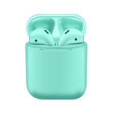 Custom Mint Green Earpods By Iconicpods Headphones Wireless Bluetooth Earbuds