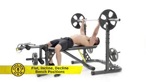 Golds Gym Xrs 20 Olympic Rack And Bench