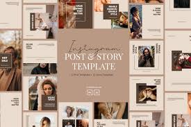 Instagram stories premiere pro template (free) if you want to add a creative touch to your instagram stories and make sure your followers notice them, give this template pack a try. Elegant Beauty Company Instagram Template In Social Media Templates On Yellow Images Creative Store