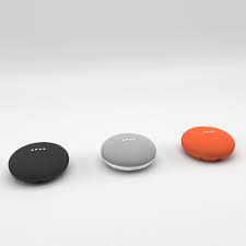 Google Home Mini All Colors 3d Model Google Home Mini Googlehomemini Chalk Coral Charcoal Google Home Mini Mini 3d Model