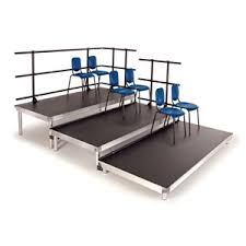 Rise & recliner chair offers an ideal solution for helping people up on to their feet from sitting or enabling someone to stretch out and lay back. Seated Risers Wenger Corporation