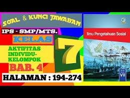 We did not find results for: Soal Aktifitas Individu Kelompok Ips Smp Mts Kelas 7 Bab 4 Youtube