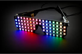 Rgb Led Shades Kit Wearable Light Up Glasses From Macetech On Tindie