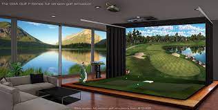 Gsa Advanced Golf Simulators Enclosures Golf Simulator Room Home Golf Simulator Golf Room