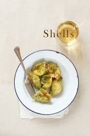 Ricotta Stuffed Shells With Pesto Pasta Dishes Stuffed Shells Ricotta Food Network Recipes