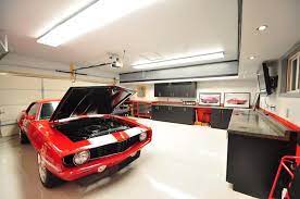 How many watts does garage light use? 50 Awesome Garage Lighting Decor Ideas Ara Home