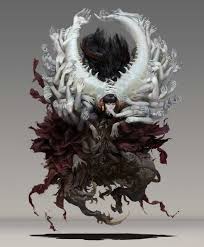 Ifrit Hairstyle Concept Art Monster Concept Art Horror Art Creature Art