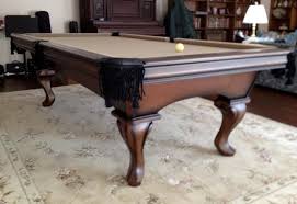 Golden West Sunset Pool Table Graceful Queen Ann Legs Highlight The Arched Frame Affordable And American Made Simple Design American Made Billiard Tables
