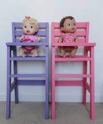 Doll High Chairs Baby Doll Furniture Doll High Chair Diy Doll