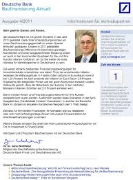 The latest from deutsche bank and the world of finance. Weitere Details Erhalten Sie Direkt Bei Ihrem Personlichen Ansprechpartner Vor Ort Im Investment Finanzcenter Pdf Free Download