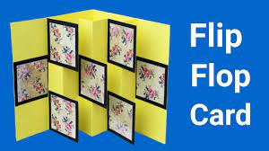 You can use shape dies but they do make things a little more tricky. How To Make Flip Flop Card Friendship Day Card Youtube