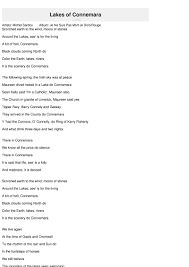 Les lacs du connemara est une chanson de michel sardou créée en 1981 sur l'album qui sera plus tard désigné sous ce même titre. Lakes Of Connemara Seen Von Connemara Songtexte Michel Sardou Michel Sardou