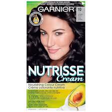 Learn how to dye your hair black with garnier. Garnier Nutrisse Cream Permanent Hair Colour 10 Natural Black London Drugs