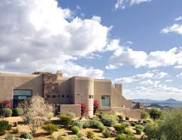 If portions of the house include brick or stone, paint the stucco cream or a light latte or cappuccino, but add dove gray to the wood trim to soften the red in the bricks. Four Best Paint Colors For Desert Homes Ram Painting
