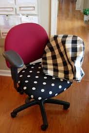 Diy Office Chair Makeover With Fabric Office Chair Makeover Office Chair Cover Slipcovers For Chairs