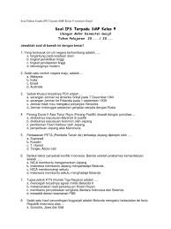 50 Soal Bahasa Indonesia Kelas 9 Semester 2 Ilmusosial Id