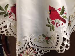 Shop wayfair for all the best tablecloth christmas tablecloths & table runners. Vintage Memories Christmas Tablecloth