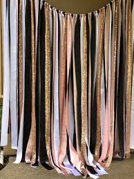 Rose Gold Black Party Decor Rose Black White Rose Gold Etsy Rose Gold Party Decor Black Party Decorations Gold Graduation Party