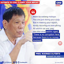President Rodrigo Duterte tells the Commission