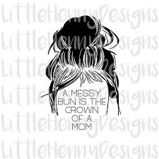 Download Curly Hair Messy Bun Svg Novocom Top