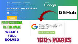 Notes, programming assignments and quizzes from all courses within the coursera deep learning specialization offered by deeplearning.ai: Introduction To Git Github Week 1 Full Solved Coursera Google It Automation With Python 2020 Youtube