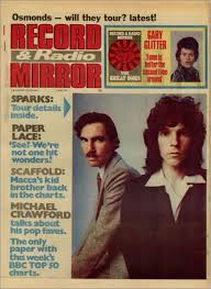 Sparks Record Radio Mirror June 1974 Uk Magazine 493442