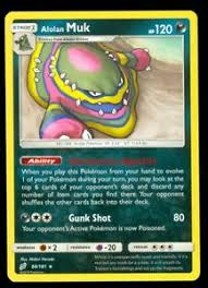 Just one drop of this pokémon's body fluid can turn a pool stagnant and rancid. Pokemon Alolan Muk 84 181 Team Up Rare Mint Ebay
