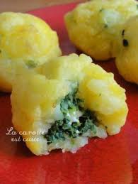 Boulette De Pomme De Terre Farcie Epinard Fromage Pommes De Terre Farcies Recettes De Cuisine Cuisine
