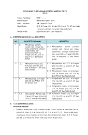 Rpp Rendah Hati Hemat Dan Sederhana