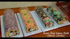 See more ideas about cake roll, roll cake, cake roll recipes. Resep Bolu Gulung Batik Vlog Kursus Gratis Youtube
