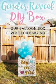 Looking for a fun and easy way to reveal the news? Gender Reveal Box Diy And Details From Our Gender Reveal Party