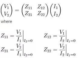 Two port network representation is shown in the following figure. What Are The Applications Of Z And Y Parameters In Two Port Network Quora