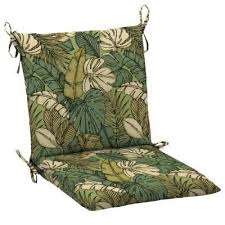 Explore a variety of classic styles with solid colors, as well as more adventurous versions featuring stripes, florals and prints, and find patio cushions that match your personality and style. Hampton Bay Prairie Palm Mid Back Outdoor Chair Cushion Je03552b 9d6 The Home Depot Outdoor Dining Chair Cushions Dining Chair Cushions Outdoor Chairs